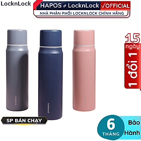 Mua Bình giữ nhiệt Lock&Lock 505ml Maman Cup Vacuum Bottle LHC1487 - Hàng chính hãng  nắp dùng làm cốc nước uống - Hapos
