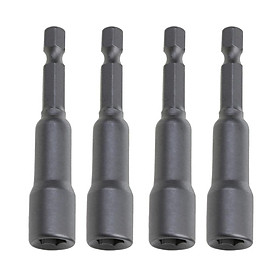 4pcs Hex Socket Bar Wrench Adapter Drill Power Driver Extension 7mm
