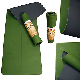 Thảm Tập Yoga TPE 2 Lớp ZERA-8MM-2L-Chính hãng BORO SPORT