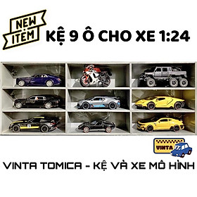Mua Kệ 9 Ô Trưng Bày Xe Mô Hình Tỉ Lệ 1:24