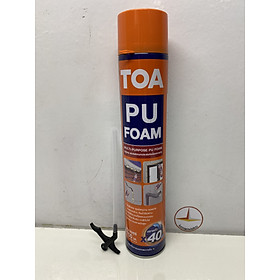 Keo bọt nở Foam Toa dạng vòi 750 ML