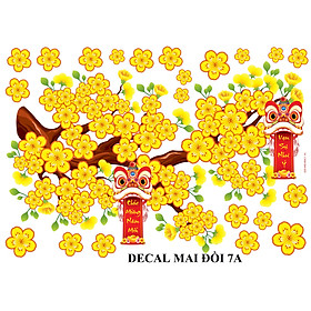 Mua Decal dán kính dán tường trang trí tết mừng xuân mới
