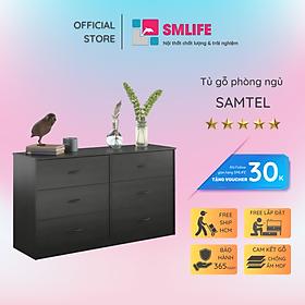 Tủ đựng quần áo phòng ngủ SMLIFE Samtel