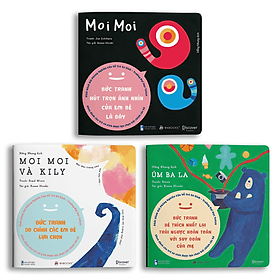 Bộ sách 3 cuốn - Moimoi và những người bạn - Ehon Nhật Bản cho trẻ sơ sinh