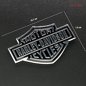 Miếng dán decal bằng nhôm cho trang trí xe máy Harley-Davidson