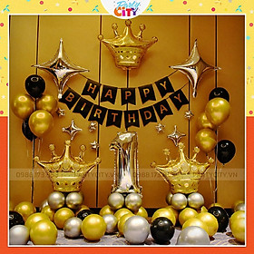 Mua Combo set bóng bay sinh nhật  trang trí thôi nôi  đầy tháng bé trai bé gái - TRANG TRÍ SINH NHẬT Partycityvn PC074