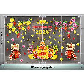 Mua DECAL TRANG TRÍ TẾT 2024 CHO NHÀ HÀNG