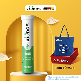 Thực phẩm bảo vệ sức khỏe KUDOS BONE HEALTH CALCIUM, D3 & VITAMIN K2 (20 viên/tuýp)