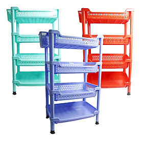 Kệ chén ly lớn 4 tầng 50 x 33 x 85 cm Chấn Thuận Thành úp chén bát, úp ly có kèm ống đũa - hàng Việt Nam chất lượng cao (KLT4T20) nhiều màu