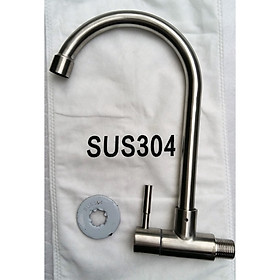 Mua Vòi rửa bát đơn lạnh cắm tường inox 304 BVN607