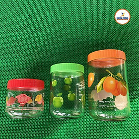 Mua Hũ Thủy Tinh Ngâm Hoa Quả  Lưa Trữ Lọ Thủy Tinh Để Đồ Khô Nắp Nhựa Xoáy
