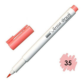 Bút lông đầu cọ viết calligraphy Marvy Artist Brush 1100 - Coral Pink (35)