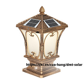 Mua Đèn trụ cổng giá rẻ năng lượng mặt trời DMT-TC11 (25x25cm)