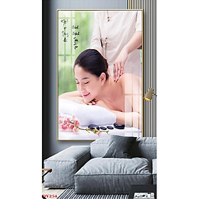 Mua Tranh Tráng Gương Chủ Đề Thảo Dược Đông Y - Spa Dưỡng Sinh ĐY04 - Size M 50x70CM