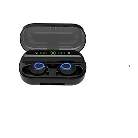 Mua Tai nghe bluetooth cảm ứng cao cấp TWS F10 âm thanh vòm 8D  chống nước IPX7 kèm hộp sạc có hiển thị led-hàng chính hãng