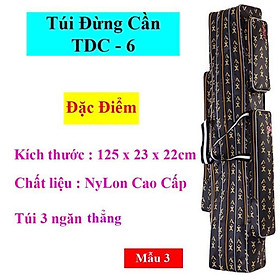 Túi Đựng Cần Câu Chống Thấm Nước Siêu Bền 2-3 Ngăn Tiện Dụng TDC6 đồ câu FISHING_HD
