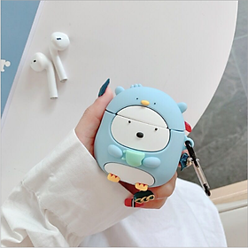 Mua Ốp bảo vệ tai nghe Gấu Áo Xanh dành cho case airpod 1/2/3/Pro chống va đập