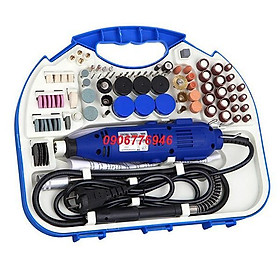 Mua Hình Chụp Thật Bộ Máy Khoan Mài Khuôn Khắc Mini Đa Năng Tặng Hộp Đồ Nghề 100 Món - Máy Mài Chai Mài Cắt Chạm Điêu Khắc