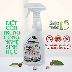 Mua Chai Xịt Diệt Muỗi   Kiến   Gián  Côn Trùng .. Thảo Mộc 500ml (Mùi Sả Chanh) - An toàn cho trẻ em và người lớn