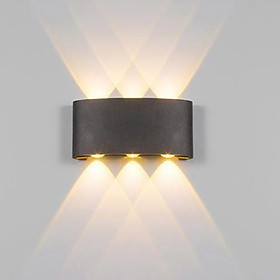 Đèn trang trí hắt tường 2 đầu 6w và 8w chống nước