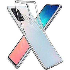 Ốp lưng silicon dẻo cho Samsung Galaxy S10 Lite hiệu Ultra Thin trong suốt mỏng 0.6mm độ trong tuyệt đối chống trầy xước - Hàng nhập khẩu