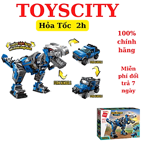 Đồ chơi lắp ghép, xếp hình Qman 4803: Khủng long biến hình