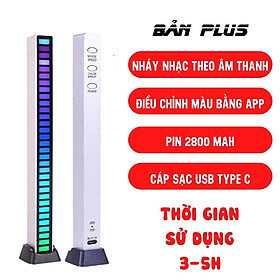 Mua Đèn Led RGB  Thanh Đèn Cảm Ứng Nháy Theo Nhạc Máy Tính  Xe Hơi Điều Khiển Qua APP BLUETOOTH TIME HOME