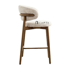 Mua Ghế đảo bếp cao 65cm CB LEO-65F Nội thất Capta Ghế gỗ nệm dày có tay tựa hiện đại hot trend