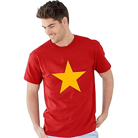 Áo Thun Nam Màu Đỏ Nước Nhà - Áo Hạnh Phúc