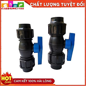 Van Khóa Nước Nối Nhanh Ống Nước Sạch, Ống Đen HPDE, PPR 20, 25