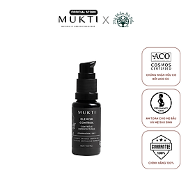 Tinh Chất Hữu Cơ Ngừa Mụn Mukti Blemish Control (15ml)