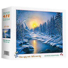 Tranh xếp Hình Tia Sáng Chào Ngày Mới (475 Mảnh Ghép)