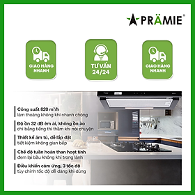 Mua Máy hút mùi âm tủ PramieALP9-700_Cảm ứng_Hàng nhập khẩuThái Lan
