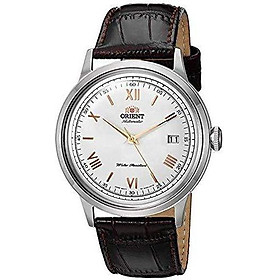 Orient Men's '2nd Gen. Bambino Ver. 2' Japanese Automatic Stainless Steel and Leather Dress Watch