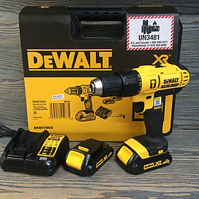 Máy khoan cầm tay dùng pin 18V DeWalt (Kèm 1 sạc và 2 pin/1.3Ah)