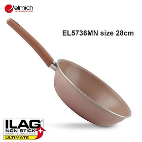 Chảo Elmich chống dính đáy từ Elmich EL5733MN size 20cm/24cm/26cm/28cm