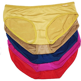 Sét 5 quần lót nữ cotton thông hơi co giãn 4 chiều thoáng mát Z2604