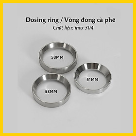 Mua Vòng Đong Cà Phê Inox Hít Nam Châm Size 51mm 53mm và 58mm |  Inox Dosing Ring