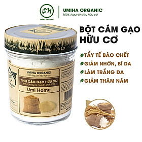 Tinh Bột Cám Gạo Nguyên Chất UMIHOME (135g) Dùng cho dưỡng da loại bỏ mụn, tẩy da chết hiệu quả tại nhà