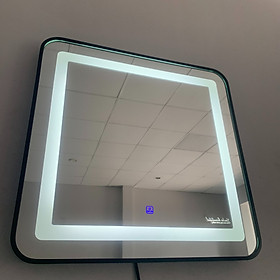 Mua Gương soi GLS khung nhôm hình vuông LED ánh sáng trong 3 màu cảm ứng sưu tập Thu 2022
