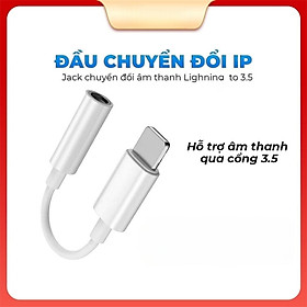 Mua Cáp chuyển đổi lightningg sang 3.5mm 10CM màu Trắng Hàng Nhập Khẩu