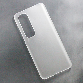 Ốp lưng dành cho Xiaomi Mi 10S nhựa cứng nhám trong