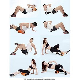 Con Lăn Foam Roller Massage Cơ Thể , Giãn Cơ , Gym , Fitness , Yoga