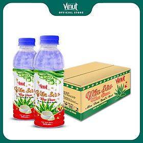 Thùng 24 Chai Nước Nha Đam Yến Sào Vinut 500ml