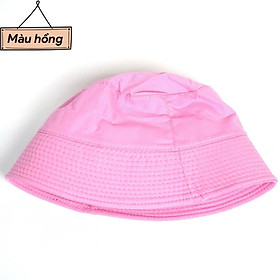 Mũ bucket trơn ️ Nón tai bèo vành cụp trơn nhiều màu sắc Ulzzang form unisex nam nữ - BK03