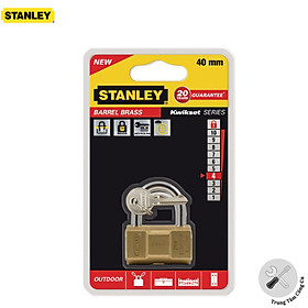 Mua Ổ Khóa Stanley đồng thau  rộng 40mm- S742-046