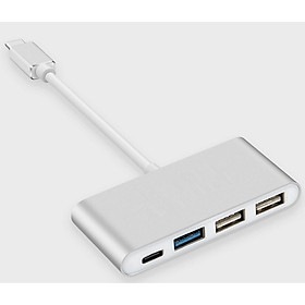 Cáp chuyển đổi USB Type-C sang USB 3.0 + USB 2.0 + USB-C