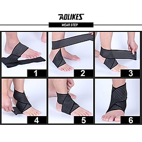 Băng quấn bảo vệ mắt cá chân AOLIKES A-1520 Sport Ankle Support