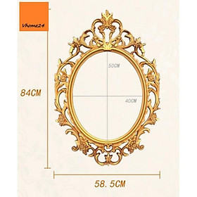 Mua GƯƠNG SOI TREO TƯỜNG TÂN CỔ ĐIỂN OVAL GTR168