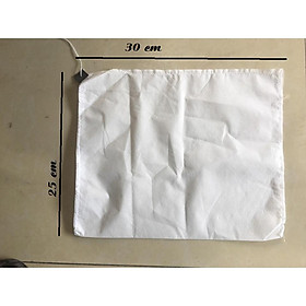 Mua Set 100 túi bọc trái cây kích thước 25 x 30cm  bao trai bưởi  xoài  mãng cầu kiểu dây rút (hàng đẹp loại 1)